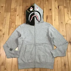 Bapeland 1周年記念 シャーク パーカー Mサイズ グレー shark full zip hoodie a bathing ape BAPE エイプ ベイプ アベイシングエイプ