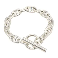 エルメス HERMES ブレスレット シェーヌダンクル ブレスレットGM 15コマ 腕回20.5㎝ シルバー925 シェーヌダンクル ブレスレットGM 15コマ ユニセックス Used A
