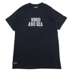20,090円新品タグ新古 NEIGHBORHOOD WIND AND SEA ロゴ加工シャツ