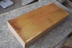 アウトレット ケヤキ(欅)の一枚板 長さ約47.1cm 幅約19.8cm 厚さ約6.5cm DIY用 Z653