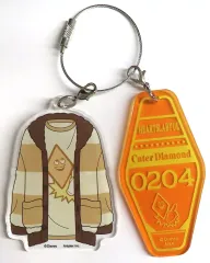 【中古】キーホルダー ケイト・ダイヤモンド 衣装アクリルチャーム くつろぎマイルームver. 「ディズニー ツイステッドワンダーランド」 ケイトの誕生日記念グッズ