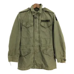 60年代 米軍実物 U.S.ARMY M-51 フィールドジャケット ヴィンテージ ミリタリー オリーブ (メンズ X-SMALL REGULAR) 中古 古着 S4878