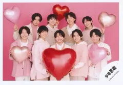 【中古】生写真(ジャニーズ) 少年忍者/集合(9人)/横型・膝上・トレカサイズ/「ミニフォト」/Greeting mini Photo Collection 2023/公式生写真