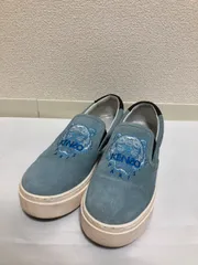 KENZO ケンゾー　スリッポン　ブルー　水色