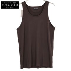 TOM FORD トムフォード 新品同様 TFJ263 Fluid ビスコース タンクトップ 48