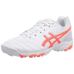 アシックス(ASICS) サッカー トレーニングシューズ DS LIGHT Jr GS TF 1104A015-103(ホワイト/フラッシュコーラル) 19.0cm 2E