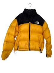 【美品】THE NORTH FACE ザ・ノース・フェイス ヌプシ レトロ 1996 ダウンジャケット イエロー ブラック メンズ G2