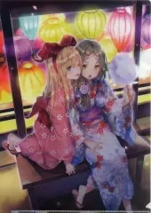 【中古】クリアファイル フィリス・ミストルート&イルメリア・フォン・ラインウェバー 描き下ろしA4クリアファイル 「PS4/PS Vitaソフト フィリスのアトリエ ~不思議な旅の錬金術士~」 ゲオ購入特典