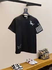 【今日特価】THOM BROWNE TB 25SS 刺繍 LOGO ショートスリーブ