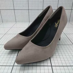 ◇ ⊇ SESTO スエード調パンプス グレージュ系 22.5cm レディース E  【1509100021445】