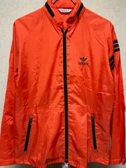 80年代デサントadidas希少オレンジWINDBREAKERヴィンテージ美品