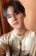 【中古】コレクションカード(男性) SEVENTEEN/MINGYU(ミンギュ)/裏面オレンジ・ベージュ・ペンキ/CD「Face the Sun」(CARAT VER.)封入特典フォトカード