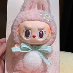 ZIMOMO ジモモ ふわふわぬいぐるみ LABUBU ピンク いちご - メルカリ