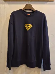 スーパーマン ゴールド ロゴ パーカー