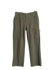 【お得なクーポン配布中!】 ノースフェイス ナイロン カーゴ パンツ メンズ 34 アウトドア ストレッチ ストレート イージーパンツ トレイル ボトムス 薄手 軽量 カーキ