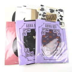 アナスイ クレージュ他 ストッキング 柄タイツ 未使用 7点セット まとめて 大量 ブランド 外装ダメージ有 レディース