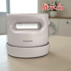 （展示品）Panasonic パナソニック スチームアイロン 衣類スチーマー NI-FS60A-P サクラ 360°パワフルスチーム
