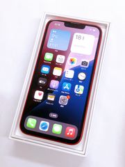【1739】アップル iPhone13 MLNF3J/A 128GB レッド ネットワーク利用制限無し SIMロック無し Apple アイフォン スマートフォン