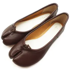 パンプス ブラウン 足袋 フラットシューズ バレエシューズ ローヒール レディース 先割れ タビ tabi たび