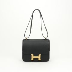 エルメス HERMES コンスタンス3 24 コンスタンス バッグ ショルダーバッグ エプソン ノワール Noir ブラック black 黒 ゴールド金具 ヴォーエプソン