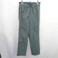 ◇ Θ ROPE' ロペ MIZUNO ウエストゴム ストレートパンツ サイズ36 チャコール系 レディース E  【1506230019199】