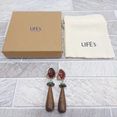 ◎ LIFE'S ウッド イヤリング 06238のサムネイル