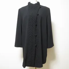 新品タグ付　詩仙堂by HITOSHI ちりめんロングコート 和柄 シセンドウ 詩仙堂 HITOSHI TAMURA ちりめん 縮緬 ケープ付き ノー