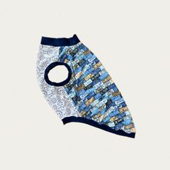 犬服　6L胴回88　ウォーターCOOL　ナンバープレート×メッシュスマイルBL