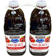 【大容量】KIRKLAND カークランド シグネチャー オーシャンスプレー クランベリージュース 2.83L×2本 ボトル Costco コストコのサムネイル