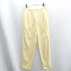 ◇ ⊂Φ B:MING BEAMS ビームス ウエストゴム ストレートパンツ サイズM イエロー レディース E  【1410100055647】
