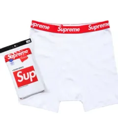 新品未使用正規品supreme ボクサーパンツ単品売り　ホワイトor　ブラック