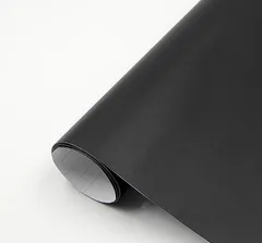 IlMondoMall マットブラック ラッピングシート 艶なし 152x300cm( 黒,  152x300cm)