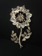 Christian Dior BOUTIQUE　クリスチャンディオール ブティック　ビジュー　ラインストーン　ヴィンテージ　ブローチ　アクセサリー
