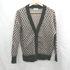 ◇ ⊇ GLOBAL WORK グローバルワーク 柄あり 長袖 ニットセーター サイズF ブラック系 レディース E  【1505130005998】