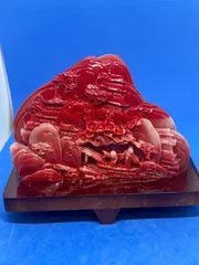 旧蔵天然寿山石 手彫り置物【寿星公】長寿仏　お守り　開運　芙蓉石使用 精巧彫刻 旧蔵天然寿山石 手彫り置物【寿星公】長寿仏 お守り 開運 芙蓉石使用 精巧