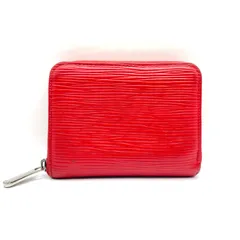 【425】美品 LOUIS VUITTON/ルイヴィトン M60720 エピ ジッピーコインパース 小銭入れ/コイン・カードケース/財布 コクリコ（レッド・赤）