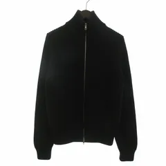 メゾンマルジェラ 14 Maison Margiela 14 美品 17AW ドライバーズニット セーター 長袖 ウール ジップアップ 無地 S50GP0087 黒 ブラック S ☆AA★のサムネイル