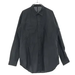 julius ドレスシャツ　ブラック　黒　ユリウス ユリウス JULIUS PRINTED CUPRO TWILL SHIRT （BLACK