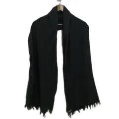 DRIES VAN NOTEN(ドリスヴァンノッテン) ストール(ショール)美品  - グレー ビーズ ウール