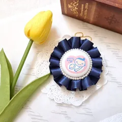 【完成品】マタニティロゼット　マタニティマーク　キーホルダー