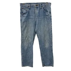 Wrangler デニムパンツ W32 ライトブルー ラングラー ジップアップ メキシコ製 アメカジ ジーンズ 古着卸 アメリカ仕入 2509-413