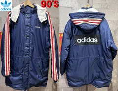 90'S アディダス 中綿 ベンチコート M メンズ adidas