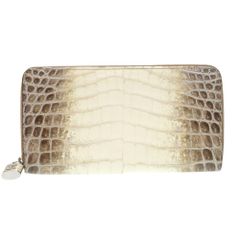 美品 ルイ ヴィトン ジッピーウォレット N99373 ICチップ クロコダイル サハラ 長財布 白 LV 1582 LOUIS VUITTON