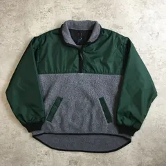 90s J.CREW SPORT 2tone Half Zip Fleece ジェークルー スポーツ 2トーン ハーフジップ フリース Jクルー
