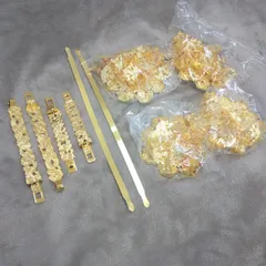 クリアランス在庫 収集品の瓔珞 2重8段12下り 本金箔 状態良好 国産