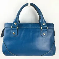 ケイトスペード　Katespade　ハンド　ミニバッグ　青　レザー　管NO.B1-26