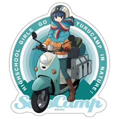 Yurucamp △ Shima Rin and Scooter Sticker