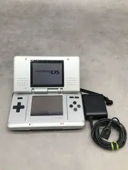 MK70△Nintendo ニンテンドー DS NTR-001 本体 シルバー系 アダプター付き【通電のみ確認】