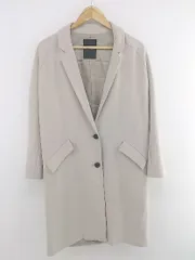 ◇ JEANASIS ジーナシス 長袖 チェスター コート サイズF グレージュ レディース P  【中古】 【1211160007931】