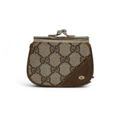 GUCCI グッチ GGパターン がま口 コインケース レザー 小銭入れ 現用品